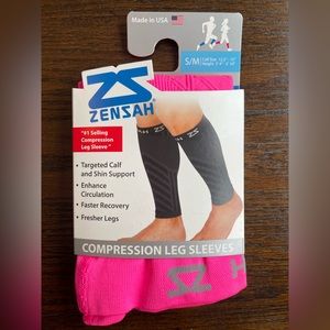 Running Compression leg sleeves - Brand new! Perfect for runners.  Size S/M